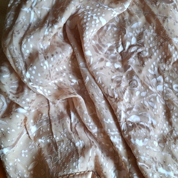 Guess Silk Burnout Dress Babydoll Y2K Beaded Coquette Romantic HOCO Event NEW - Picture 4 of 11